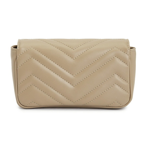 Gucci GG Marmont Super bag beige rose matelasse leather - Picture 3 of 10